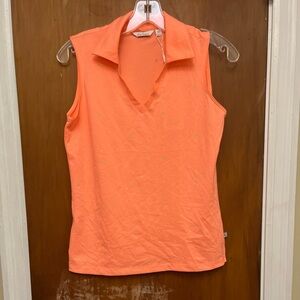 🆕 Lady Hagen Coral Sleeveless Summer Top XS